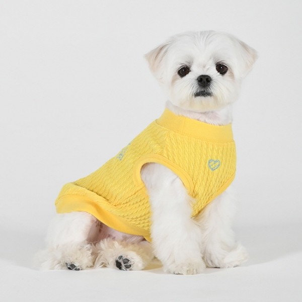 [댕냥데이특가]퍼피아 핑카홀릭 강아지 의류 그래이스 민소매 티셔츠