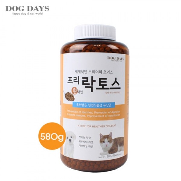 페오펫몰,프리락토스 천연 식물성 유산균(환타입) 580g