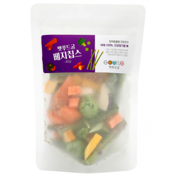 페오펫몰,펫푸드궁 베지칩스40g [최저가]