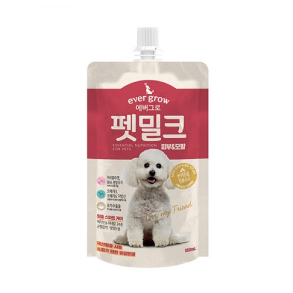 페오펫몰,에버그로 펫밀크(피부&모발)150ml (박스/10개입) [최저가]