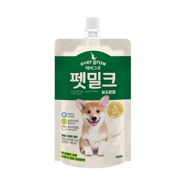 페오펫몰,에버그로 펫밀크(눈&관절)150ml (박스/10개입) [최저가]