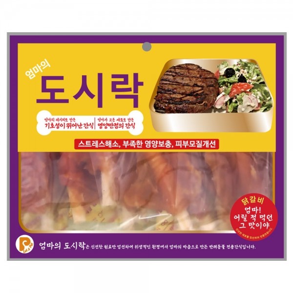 페오펫몰,엄마의도시락 닭갈비 강아지 건식간식 300g