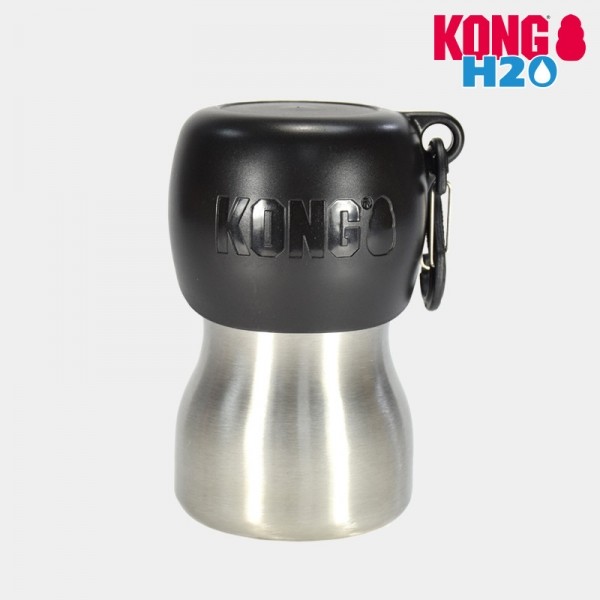 페오펫몰,콩 H2O 9온스 보틀 블랙 280ml 스테인리스 휴대용 물병