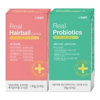 펫생각 고양이 헤어볼 유산균 영양제 2종세트