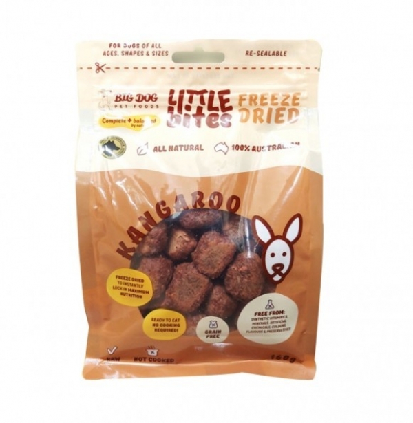 페오펫몰,빅독 동결건조 사료 리틀바이트 캥거루 160g [최저가]