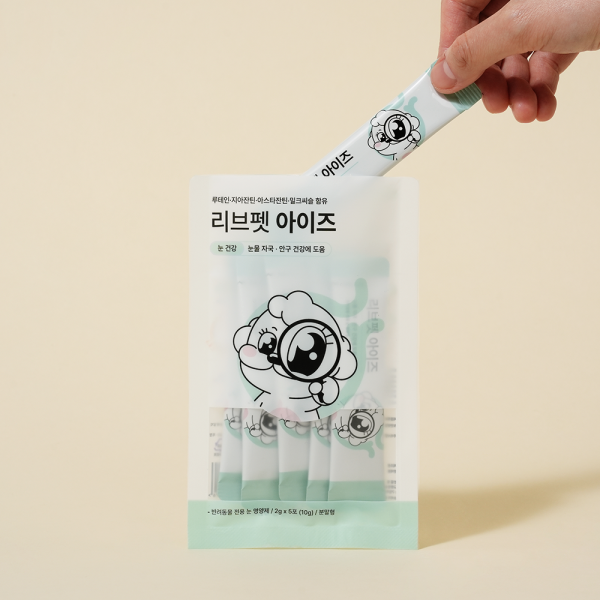 페오펫몰,리브펫 아이즈 눈영양제 스틱포 샘플러 5p 10g