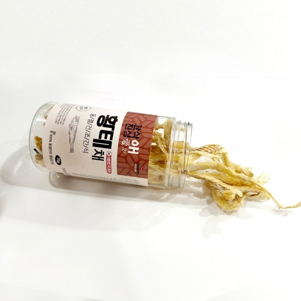 페오펫몰,개과천선 간식애진심 국내생산 동결 건조 애견 간식 오리 목뼈 100g