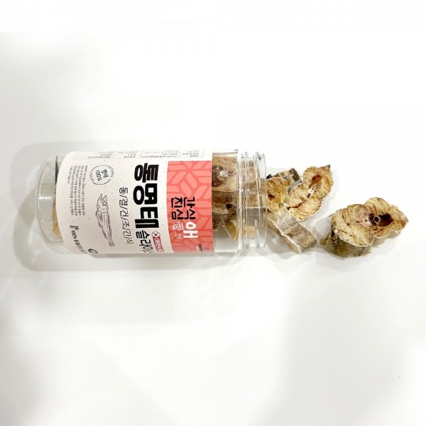 페오펫몰,개과천선 간식애진심 국내생산 동결 건조 애견 간식 오리 목뼈 100g