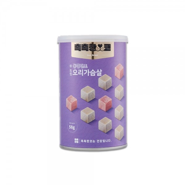 페오펫몰,촉촉한코 동결건조 트릿 오리가슴살 58g