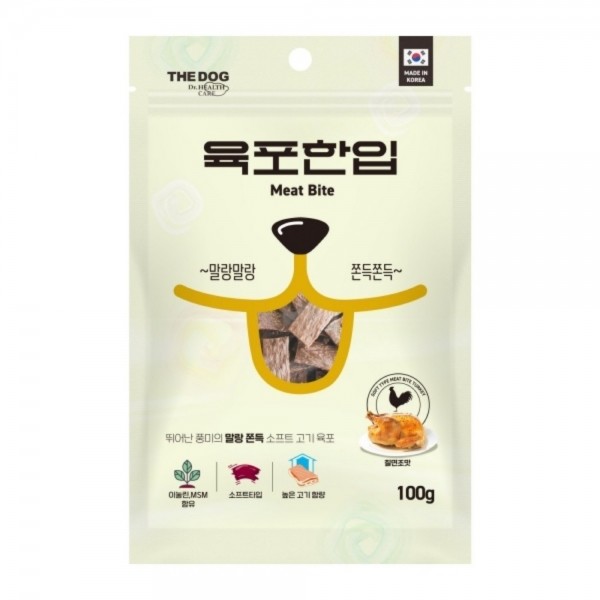 페오펫몰,더독 육포한입 칠면조 100g [최저가]