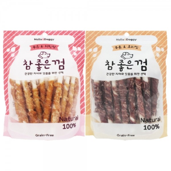 페오펫몰,참좋은간식 참좋은껌 고기말이 스틱껌 24p