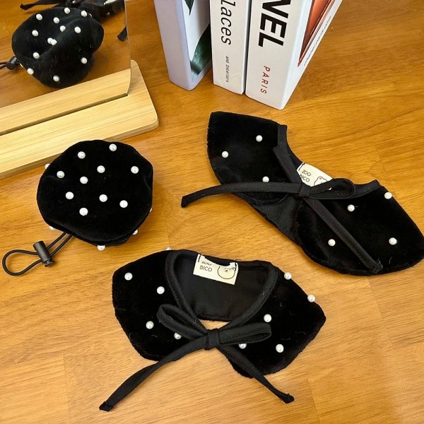 페오펫몰,벨로아진주베레모,케이프 강아지겨울옷,강아지겨울신상,강아지겨울패션,강아지케이프,강아지조끼케이프