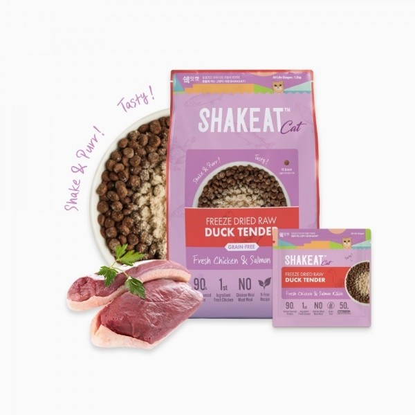 페오펫몰,쉨잇 캣 동결건조 연어와 프레시 치킨&살몬 키블 1.2kg (50g*24ea)