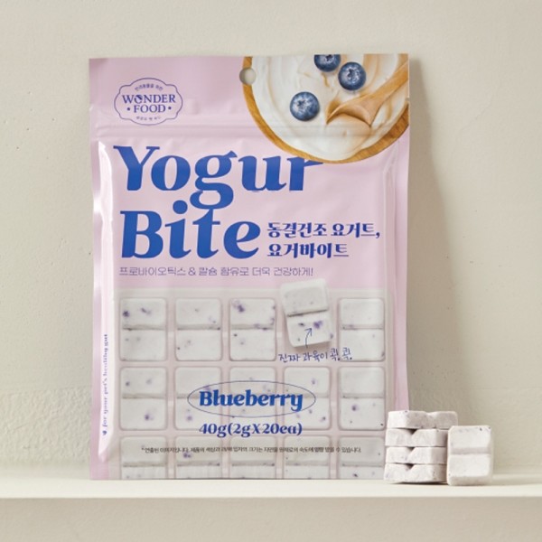 [멤버십 비밀가격][더주스] 원더푸드 요거바이트 블루베리 20P