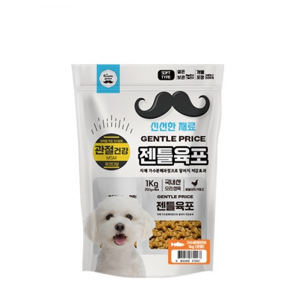 페오펫몰,[스페푸] 젠틀육포 강아지간식 1kg 소고기,소간,연어 선택 x 2