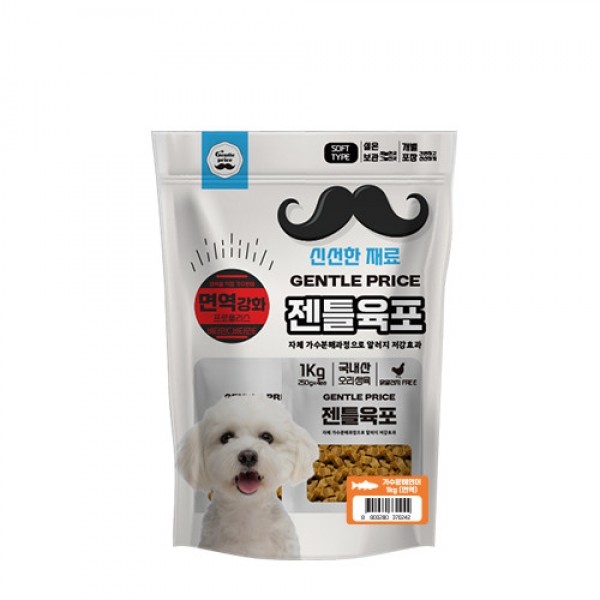페오펫몰,[스페푸] 젠틀육포 강아지간식 1kg 소고기,소간,연어 선택 x 2