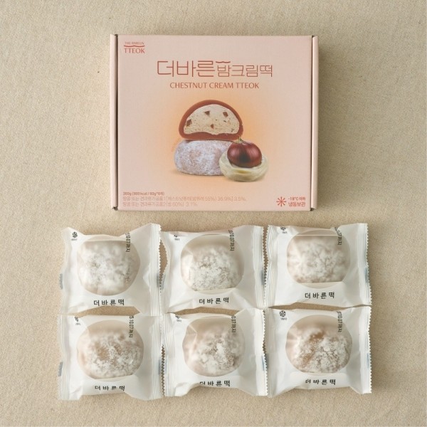 페오펫몰,[더바른떡] 밤크림떡 360g