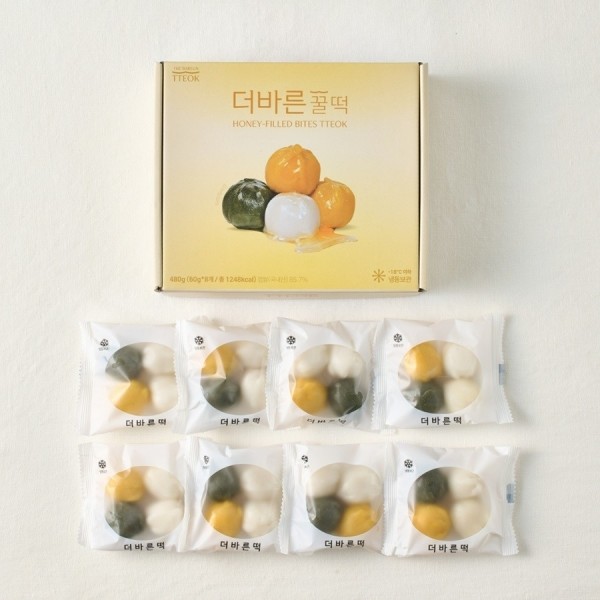 페오펫몰,[더바른떡] 삼색꿀떡 480g
