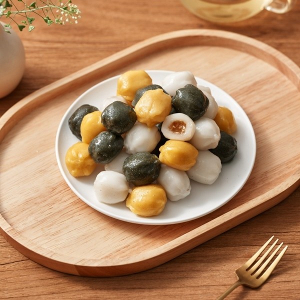 페오펫몰,[더바른떡] 삼색꿀떡 480g
