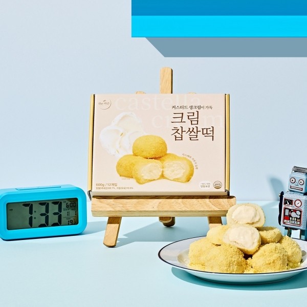 페오펫몰,[더바른떡] 크림찹쌀떡 600g
