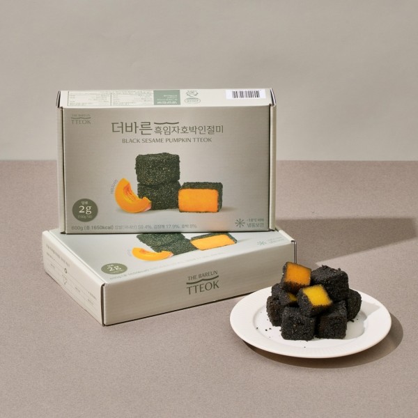 페오펫몰,[감사특가][더바른떡] 흑임자호박인절미 600g