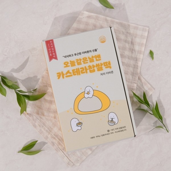 페오펫몰,[감사특가][더바른떡] 카스테라찹쌀떡 850g