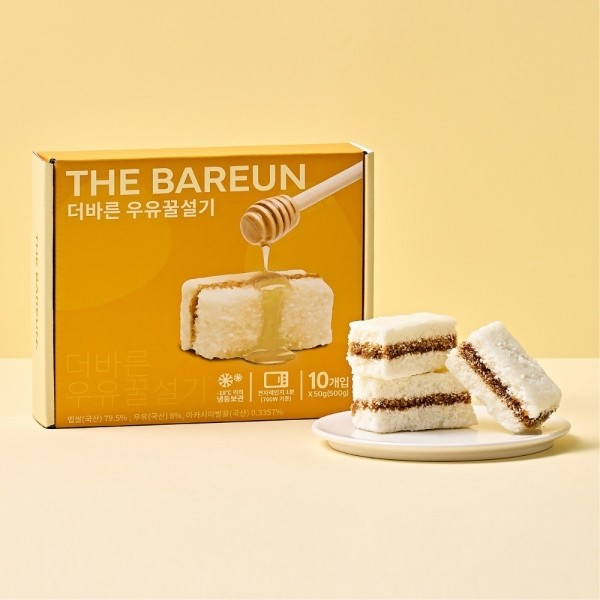 페오펫몰,[감사특가][더바른떡] 우유꿀설기 500g
