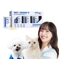 [보름달특가]라이프펫 강아지 고양이 도트알티지 오메가3 50mg 180캡슐 국내최초 CSP용기