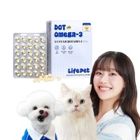 [보름달특가]라이프펫 강아지 고양이 도트 알티지 오메가3 100mg 90캡슐