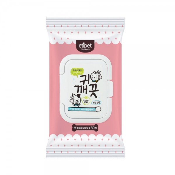페오펫몰,에티펫 귀깨끗 30매(캡형)