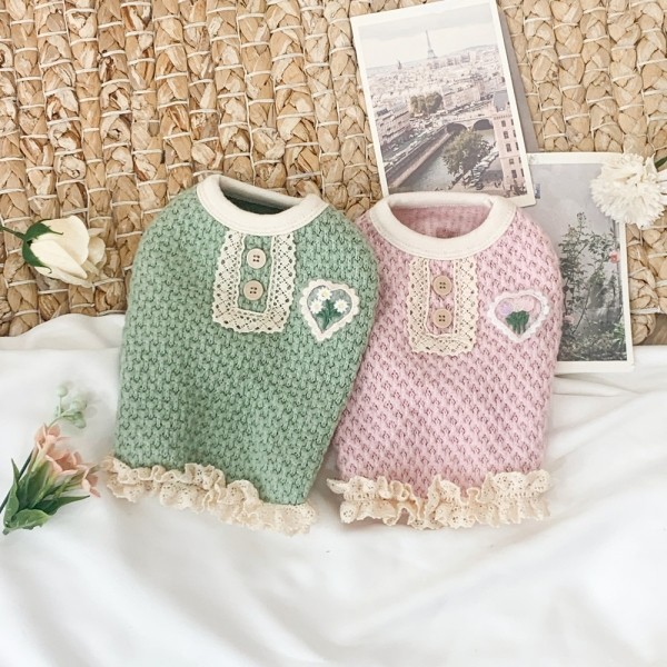 트리플가든니트, 강아지티셔츠, 강아지가을옷, 강아지겨울옷, 강아지산책룩, 강아지가을신상, 강아지유치원룩