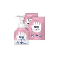 [반려인혜택]해피홈 SAFE365 핸드워시 핑크 용기 350ml 1개+리필 200ml 2개