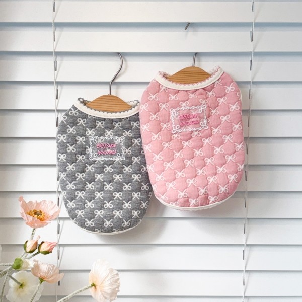 페오펫몰,똑딱누빔조끼, 강아지겨울, 강아지패딩, 강아지누빔조끼, 강아지산책룩, 강아지겨울신상