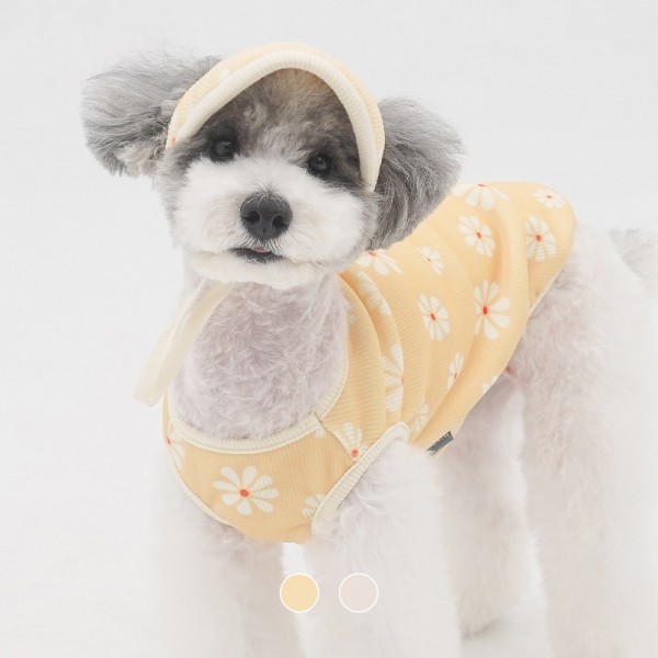 포우에블 포근 민소매 티셔츠 (데이지)