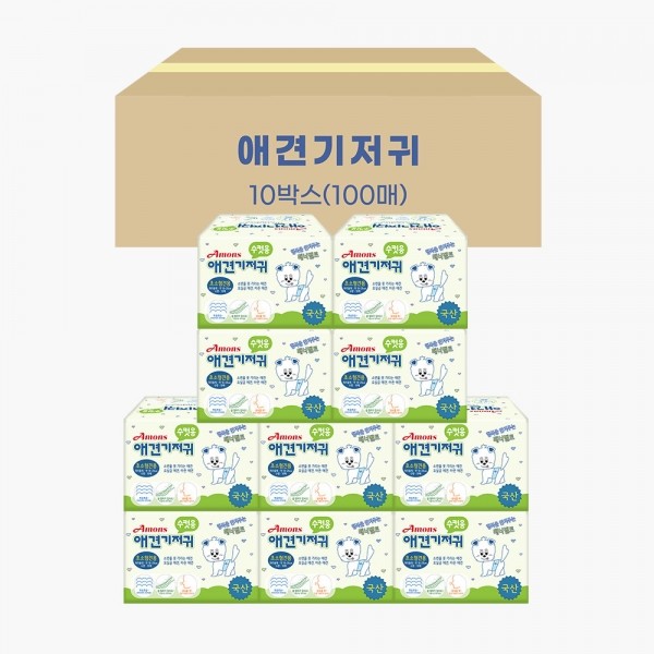 페오펫몰,아몬스 수컷 기저귀 초소형 10매 10개(1박스)