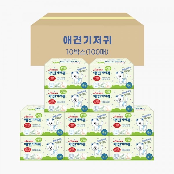 페오펫몰,아몬스 수컷 기저귀 소형 10매 10개(1박스)