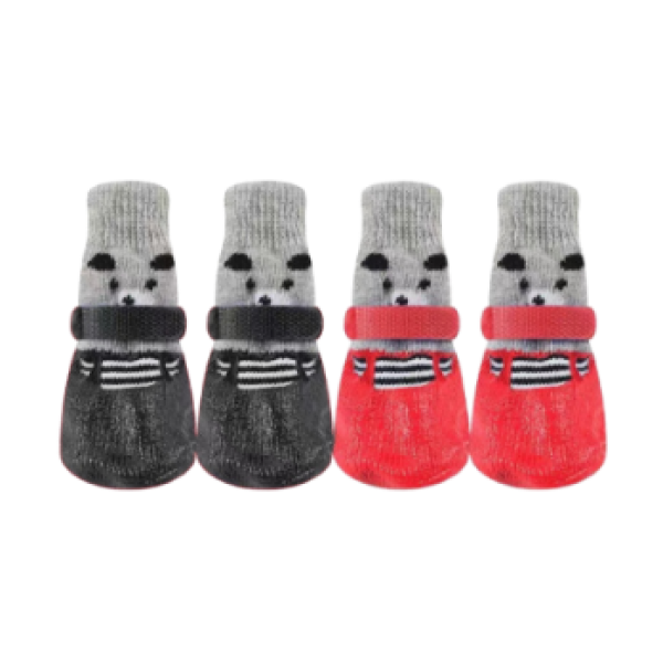 페오펫몰,[위드어스] 담다 방수 양말 슈즈 4개입 [반려동물]