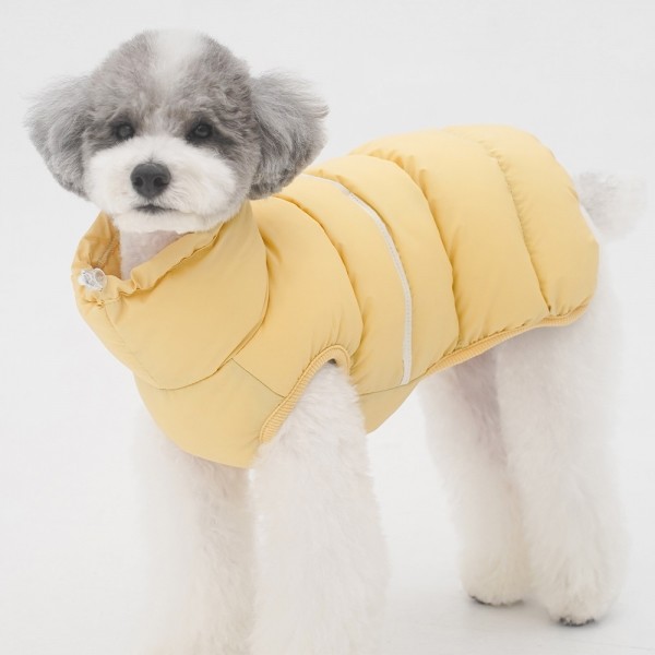 볼륨 업 조끼 발열 패딩 V2 (버터옐로우)