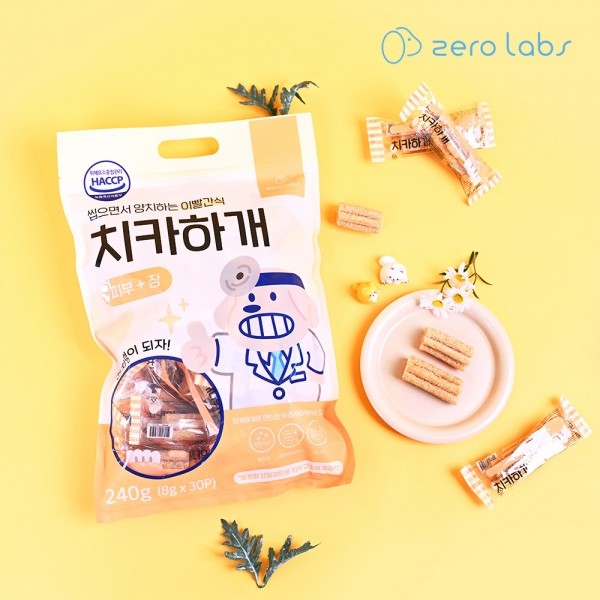 페오펫몰,제로랩스 치카하개 덴탈껌 피부+장 240g