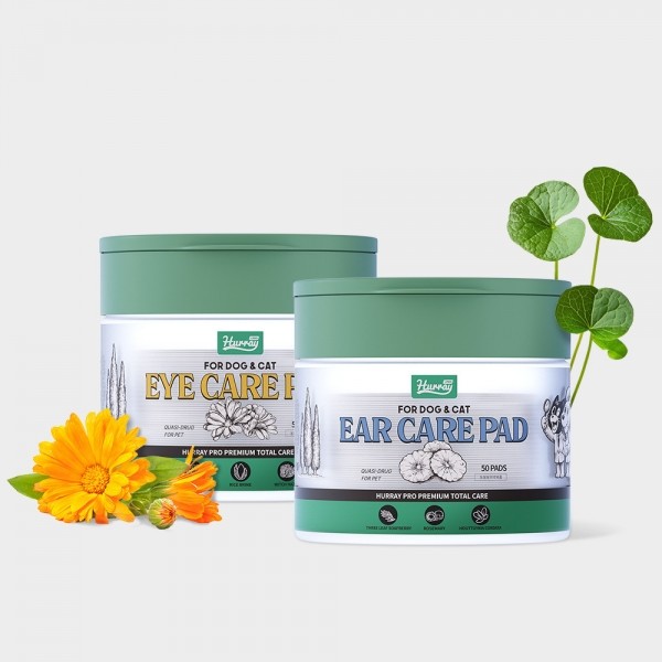 페오펫몰,[감사특가]허레이 프로 아이+이어케어 패드SET