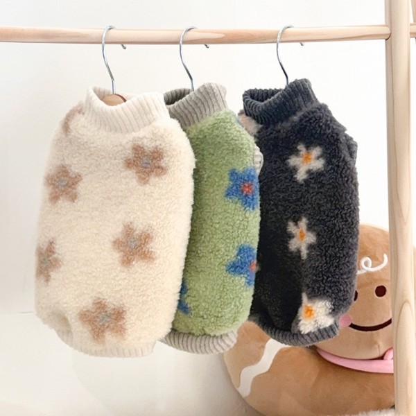 페오펫몰,[주문폭주] 한겨울에도 폭닥거리는 키치한 윈터데이지맨투맨 (S~2XL)