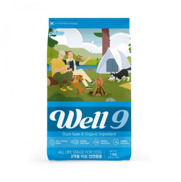 페오펫몰,[펠리코] 독 웰나인 올라이프 오리1kg [최저가]