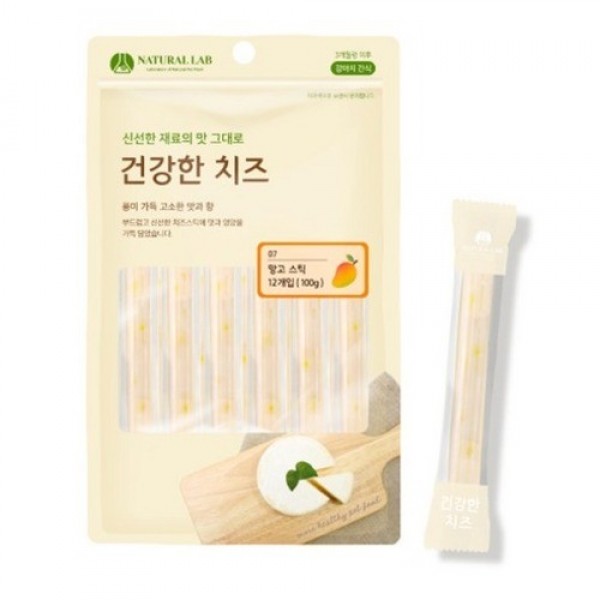 페오펫몰,[네츄럴랩] 건강한치즈스틱 12p [반려동물]