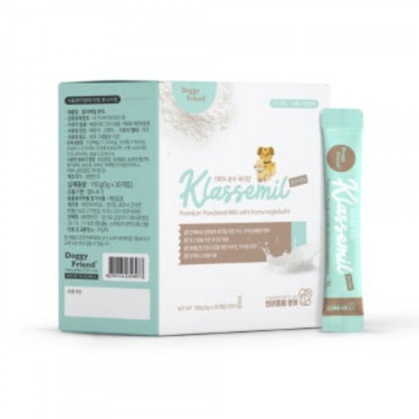 페오펫몰,[멤버십 비밀가격] [도기프랜드] 강아지 클라쎄밀 분유 150g(5g x 30개) 고양이 분유 리뉴얼 개별포장 [최저가]