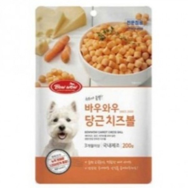 페오펫몰,[멤버십 비밀가격] [바우와우] 치즈볼 200g [반려동물]