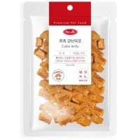 [멤버십 비밀가격] [바우와우] 촉촉큐브 육포 300g [반려동물]