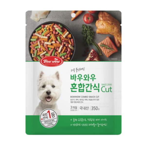 페오펫몰,[멤버십 비밀가격] [바우와우] 혼합Cut 350g [반려동물]
