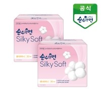 깨끗한나라 순수한면 실키소프트 슈퍼롱라이너 20개입 2개