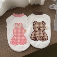 [멤버십 비밀가격][코코아허니] 체크베어티셔츠 [최저가]