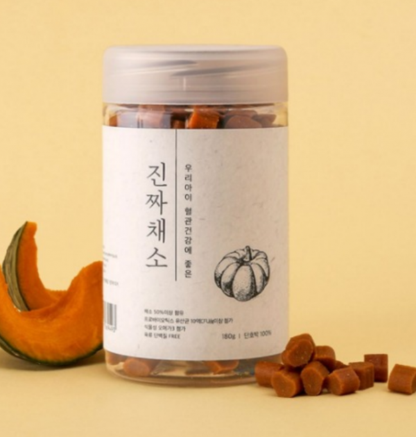 [멤버십 비밀가격] 고기없이 맛있는 진짜채소 단호박&유산균 180g [최저가]